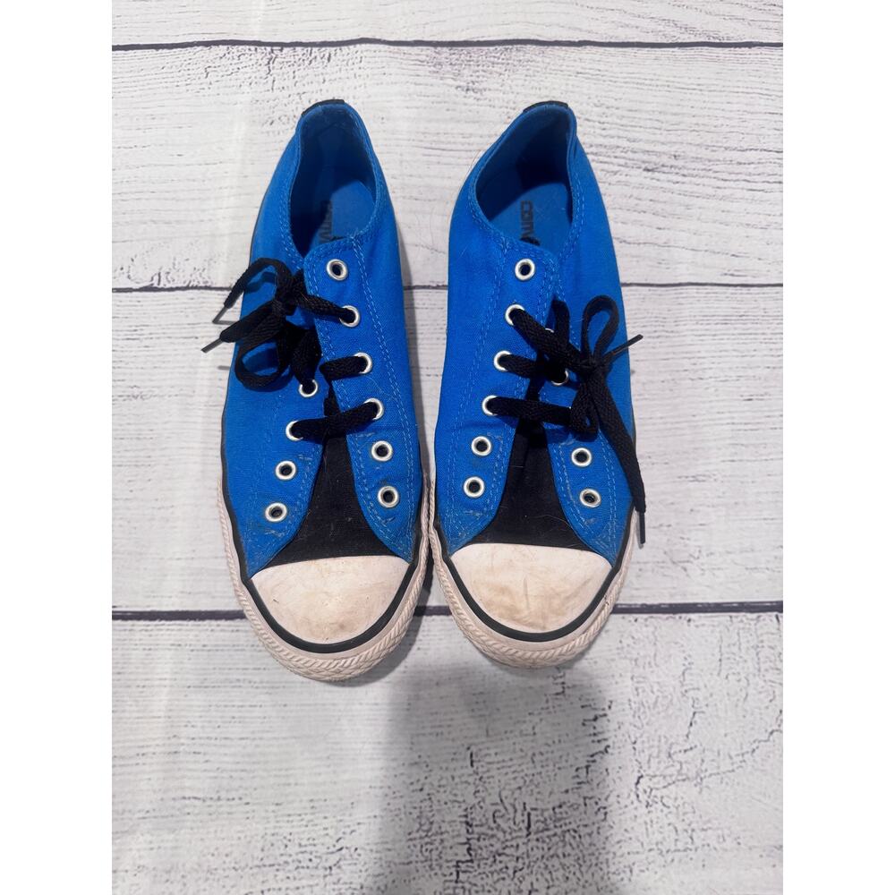 Blue/Black Converse